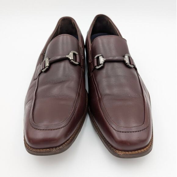 Johnston & Murphy Archer Bit Loafer Shoes Men's Mahogany Size US10.5 EU44 - Picture 2 of 13
